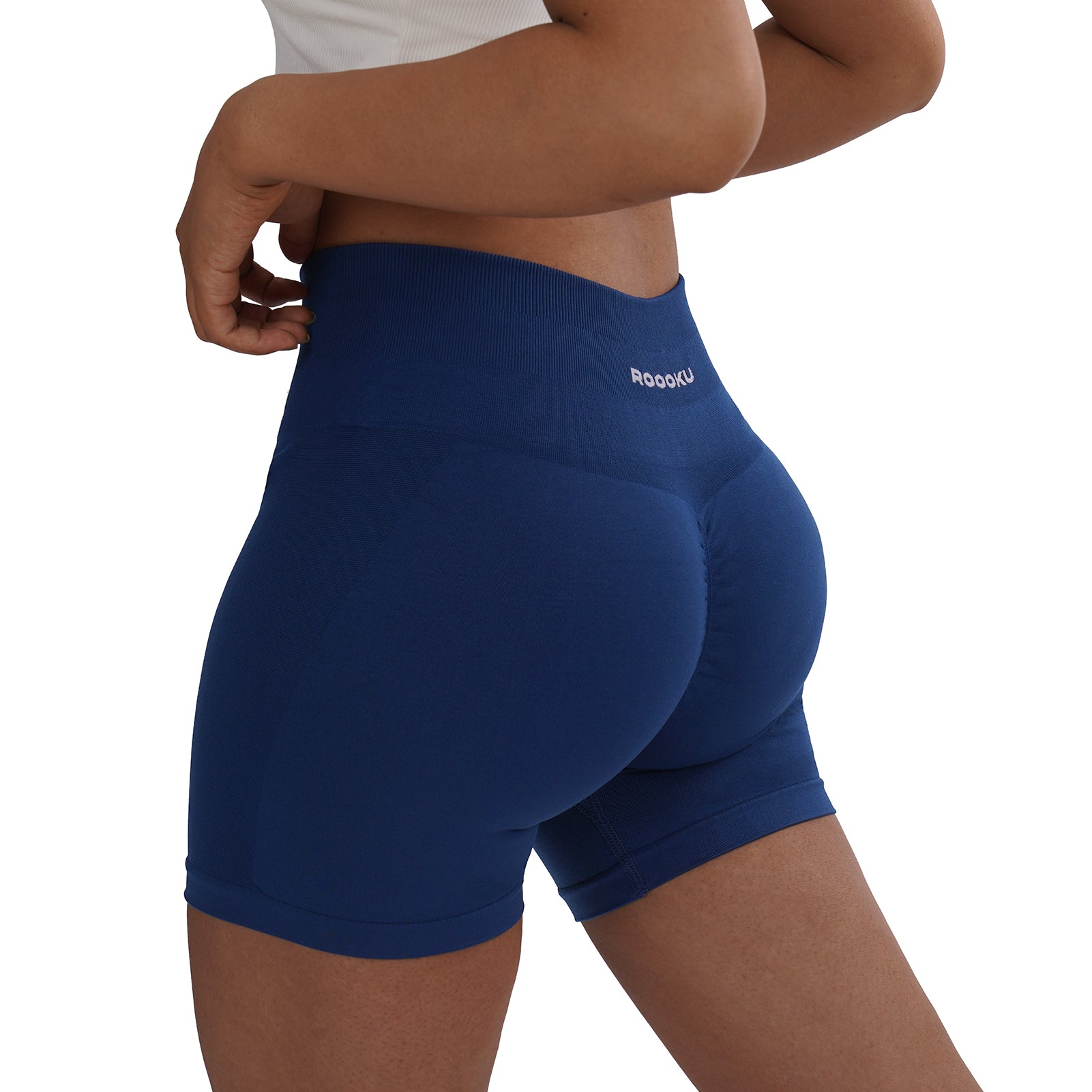 QOQ Booty Shorts for Women High Waisted Workout Shorts 3.6 Biker Shorts  Women Scrunch Butt Lifting Shorts, #0 Dark Blue, Small Short : :  Clothing, Shoes & Accessories