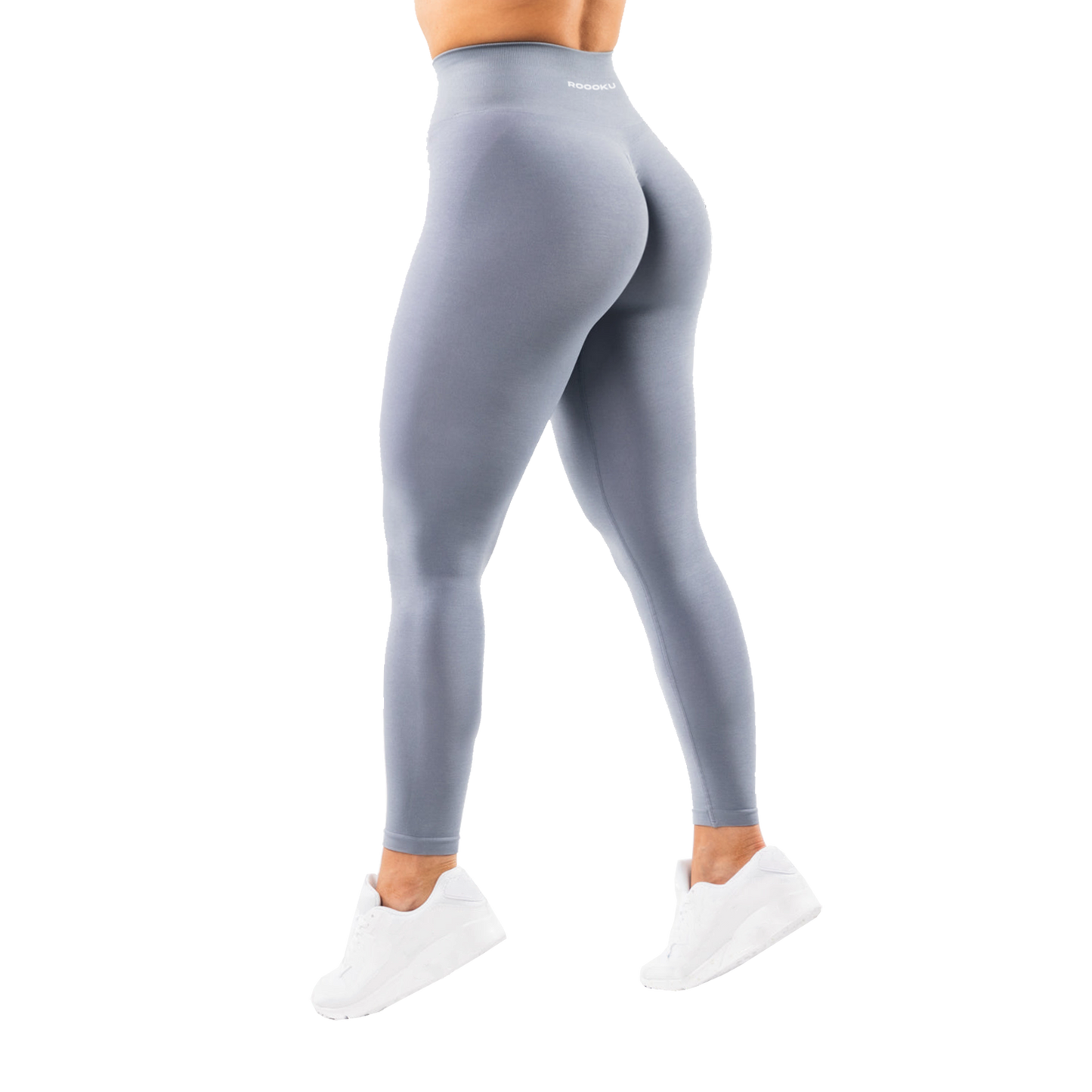 ROOOKU Uplift Squat Proof Workout Leggings for Women Anti-Ripped Scrunch  Butt Lifting Gym Booty Seamless Yoga Pants-Shadow