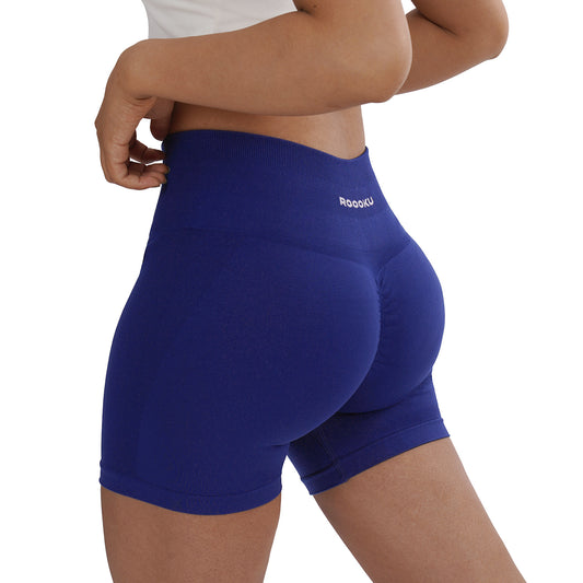Butt-lifting Gym Shorts-True Indigo