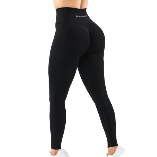 NORMOV 4 Piece Butt Lifting Workout Leggings for Women